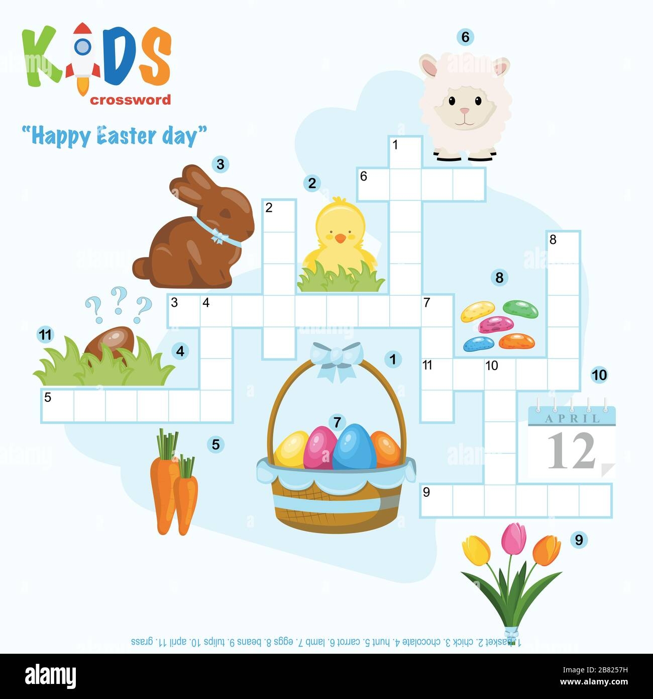 Easy Crossword Puzzle Happy Easter Day For Children In Elementary And Middle School Fun Way To Practice Language Comprehension And Expand Vocabula Stock Vector Image Art Alamy Easy Crossword Puzzle Happy Easter Day For Children In Elementary And Middle School Fun Way To Practice Language Comprehension And Expand Vocabula Stock Vector Image Art Alamy
