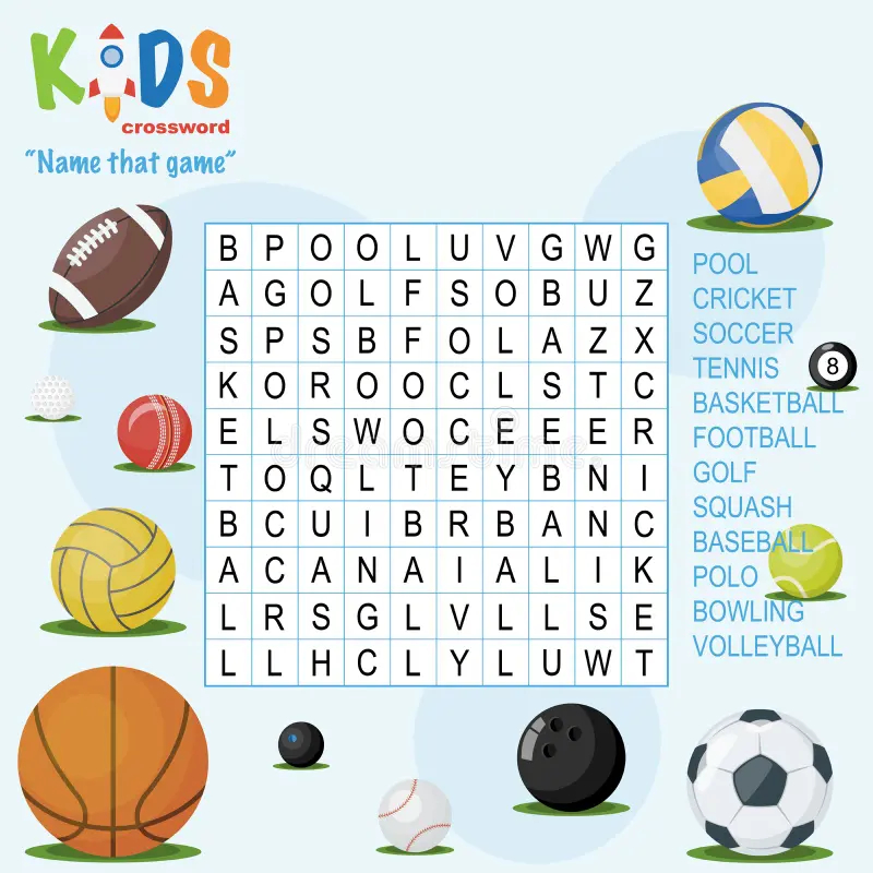 Easy Crossword Puzzle Name That Game Stock Vector Illustration Of Football Kids 169855151 Easy Crossword Puzzle Name That Game Stock Vector Illustration Of Football Kids 169855151