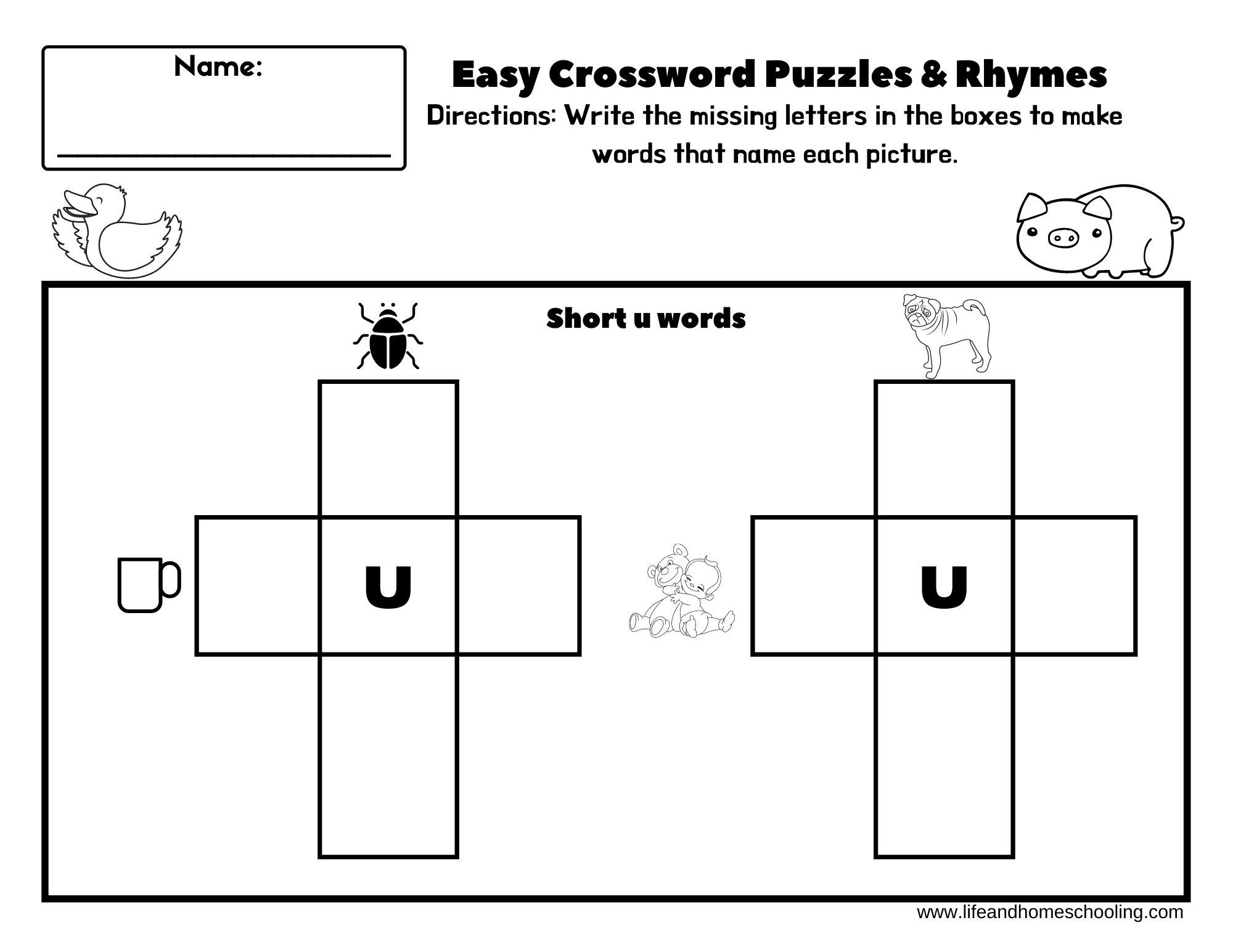 Beginner Crossword Puzzles Printable