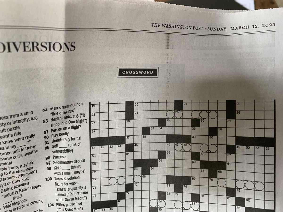 Evan Birnholz On X You Know When I Titled This Weekend s Washington Post Crossword Director s Cut I Did Not Expect The Newspaper To Literally Cut Off The Top Row And The Title Evan Birnholz On X You Know When I Titled This Weekend s Washington Post Crossword Director s Cut I Did Not Expect The Newspaper To Literally Cut Off The Top Row And The Title