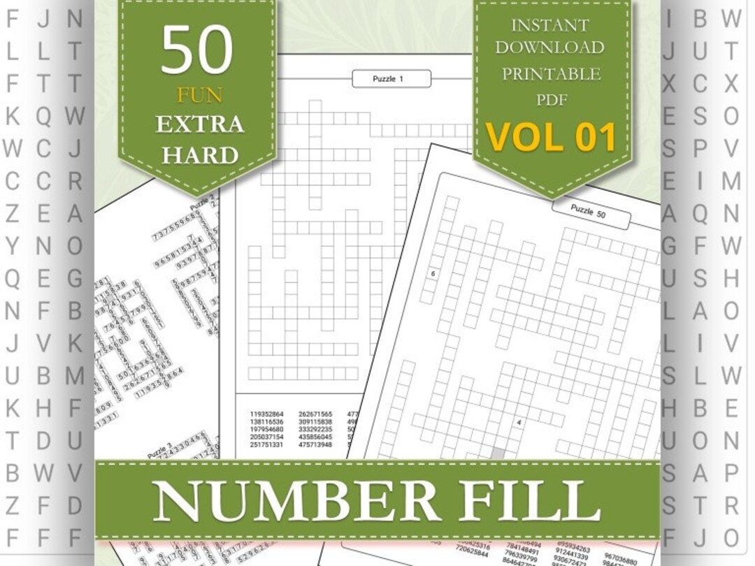 Extremely Hard Number Fill in Puzzles VOL 01 Engaging Puzzles For All Ages Number Fun Printable Adult Puzzles PDF Etsy Extremely Hard Number Fill in Puzzles VOL 01 Engaging Puzzles For All Ages Number Fun Printable Adult Puzzles PDF Etsy