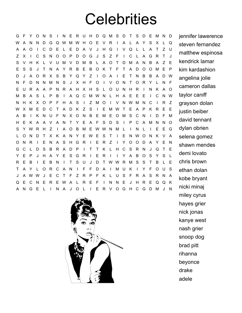 Famous Singers And Songs Crossword WordMint Famous Singers And Songs Crossword WordMint