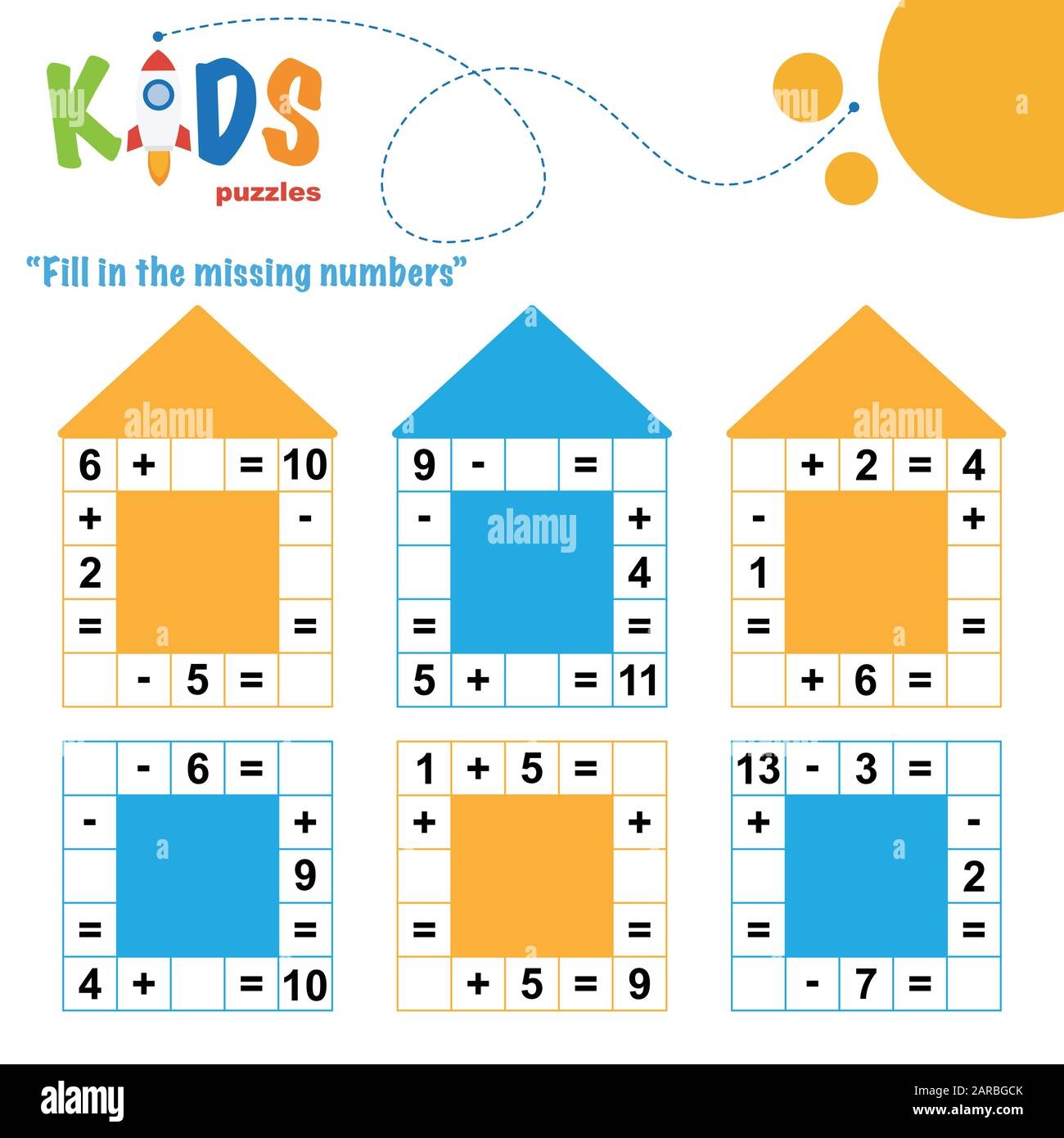 Fill In The Missing Numbers Easy Colorful Math Crossword Puzzles For Preschool Elementary And Middle School Kids Stock Vector Image Art Alamy Fill In The Missing Numbers Easy Colorful Math Crossword Puzzles For Preschool Elementary And Middle School Kids Stock Vector Image Art Alamy