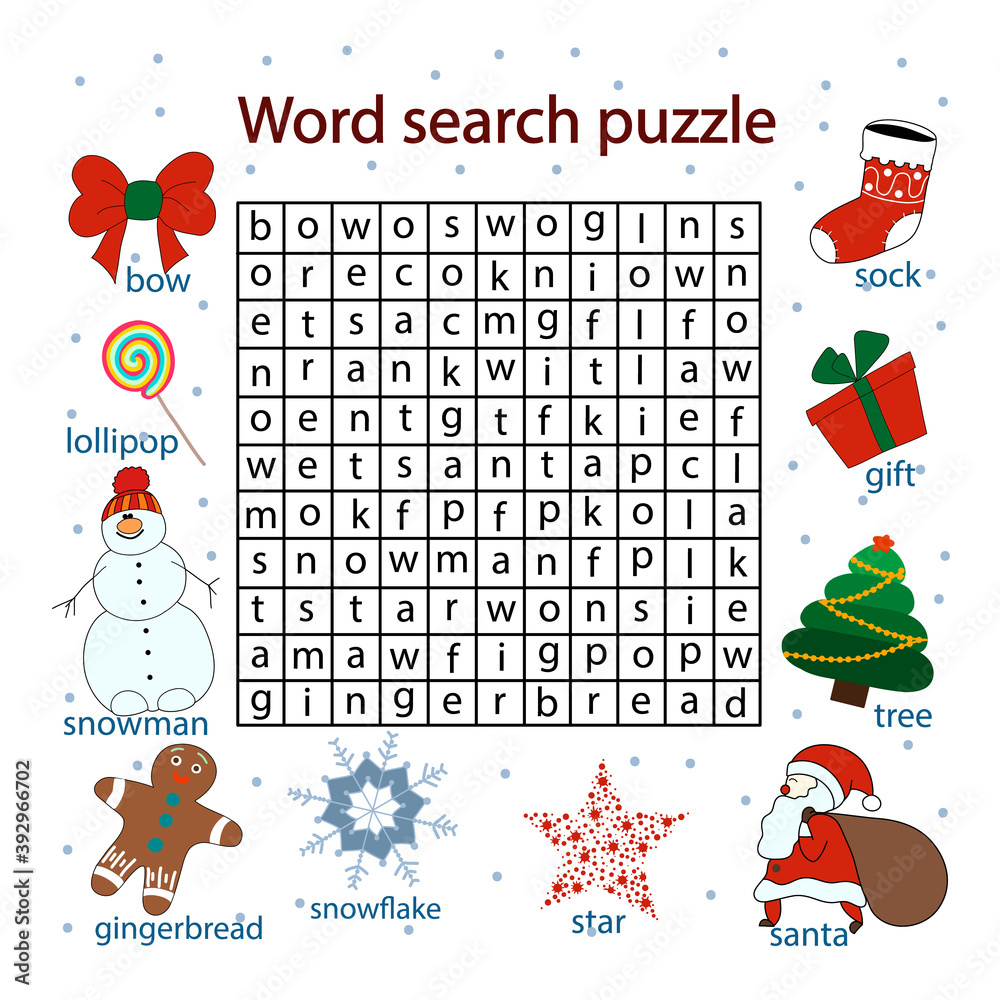 Free Printable Xmas Crosswords Free Printable Xmas Crosswords