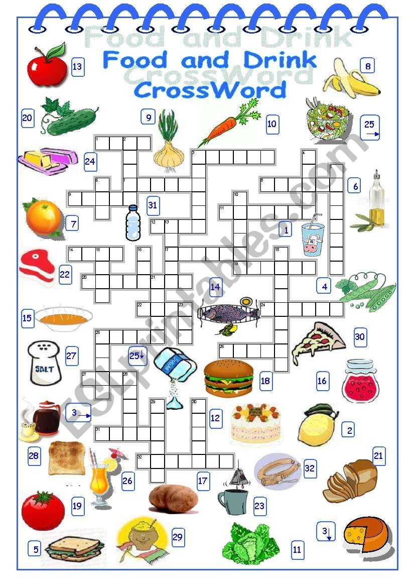 ESL Crosswords Printable ESL Crosswords Printable