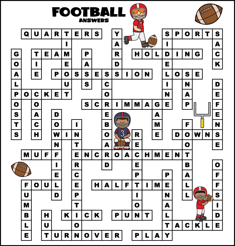 Football Fill In Word Puzzles Tree Valley Academy Football Fill In Word Puzzles Tree Valley Academy