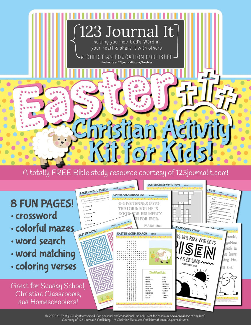 Free Easter Christian Printable Activity Kit For Kids Free Easter Christian Printable Activity Kit For Kids