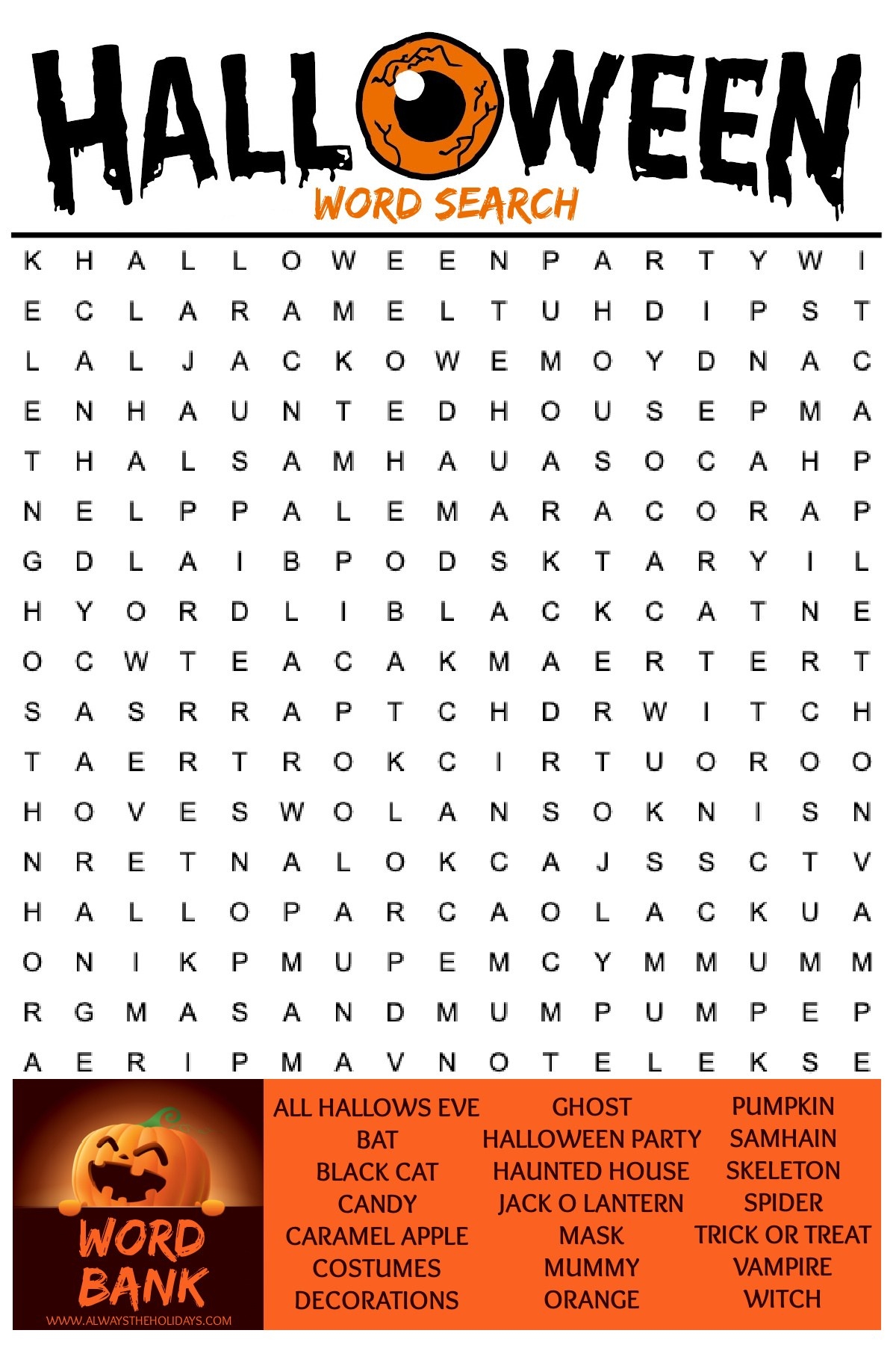 Free Printable Halloween Crossword Puzzles Free Printable Halloween Crossword Puzzles