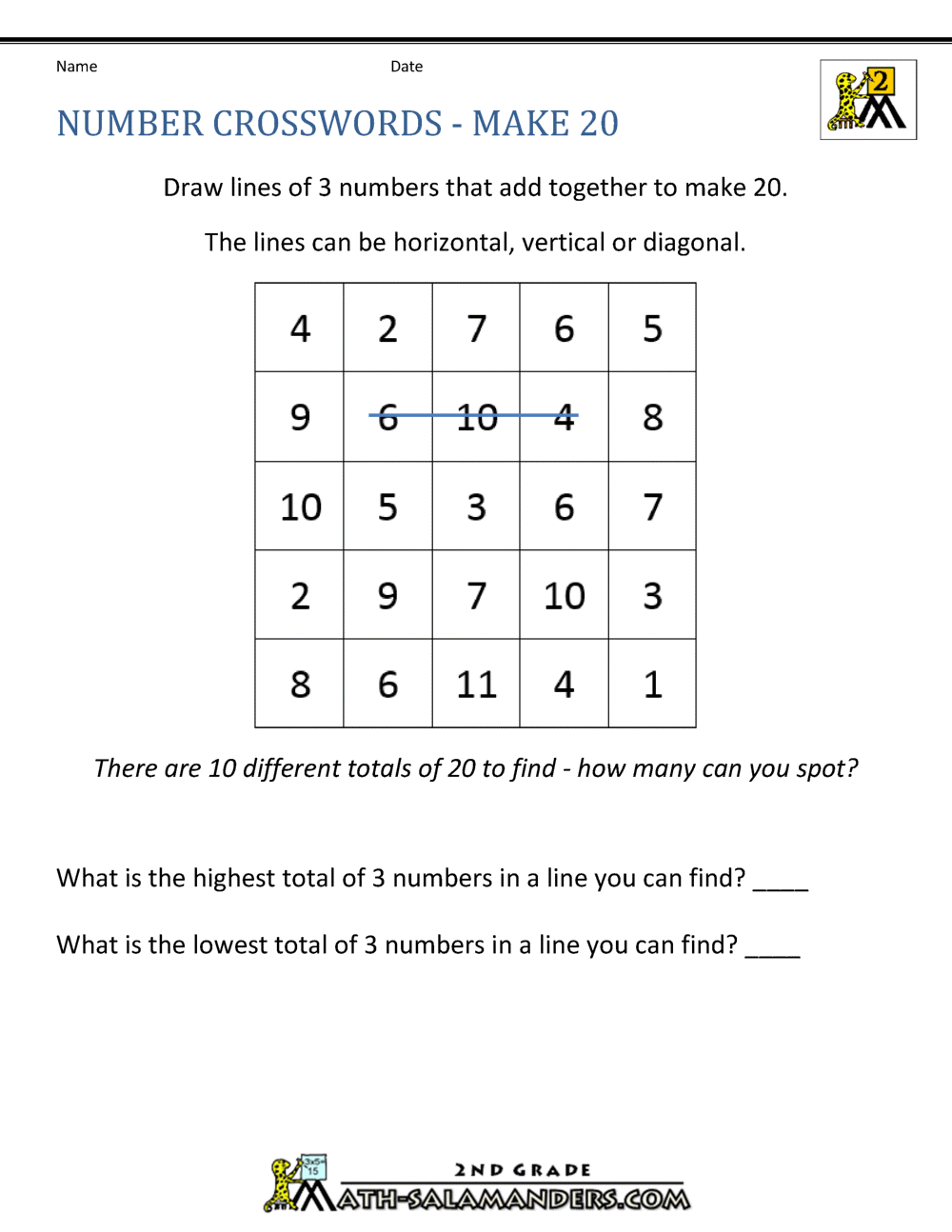 Number Crossword Puzzles Printable Elementary Number Crossword Puzzles Printable Elementary
