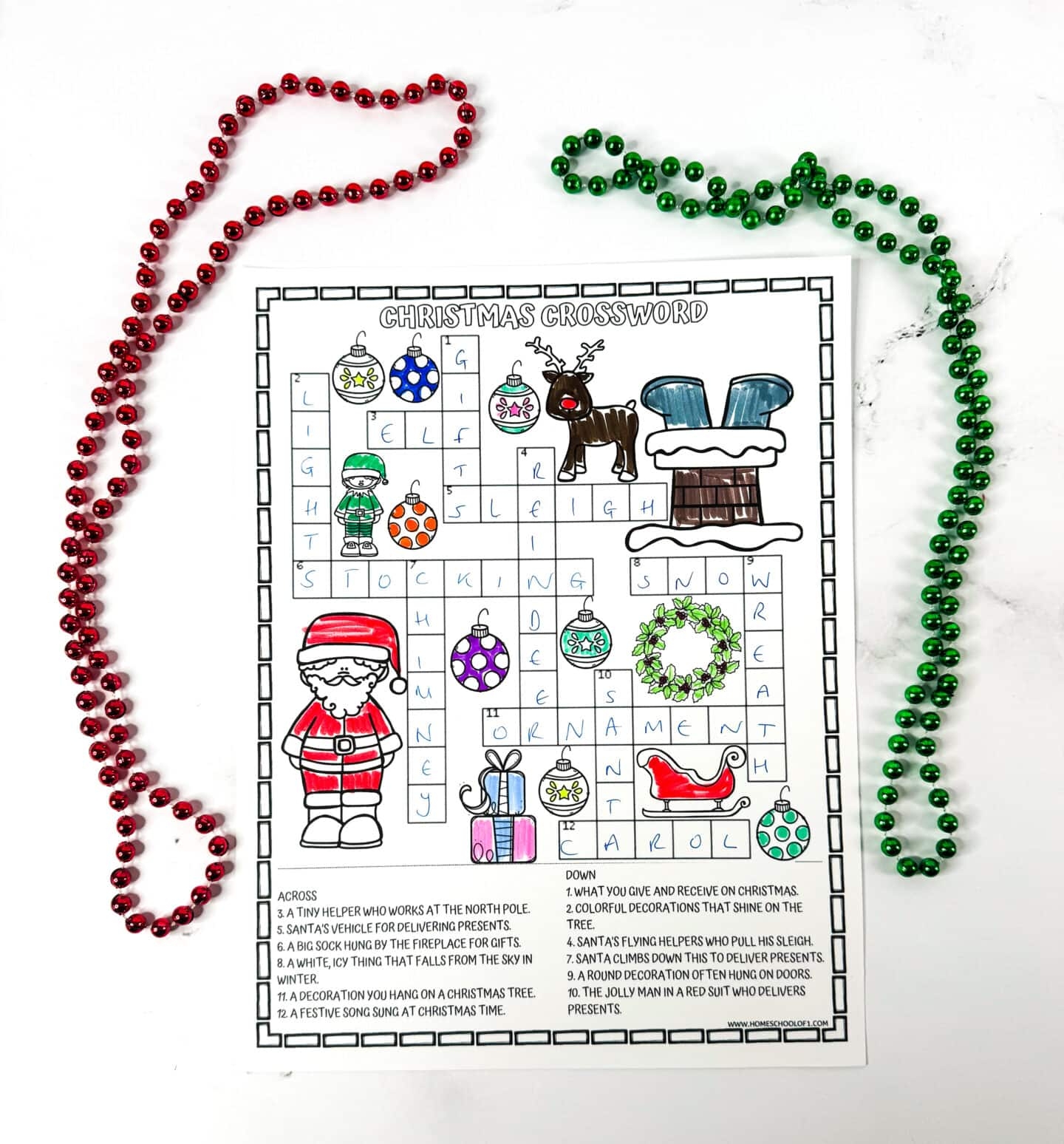 Free Printable Christmas Word Games For Kids And Families