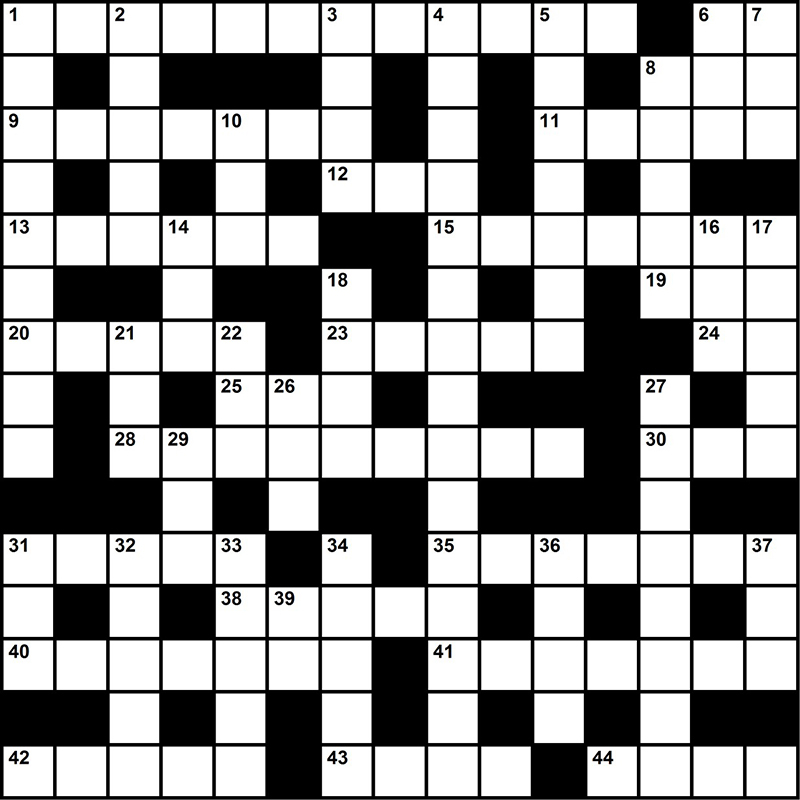 Free USA Printable Crossword Free USA Printable Crossword