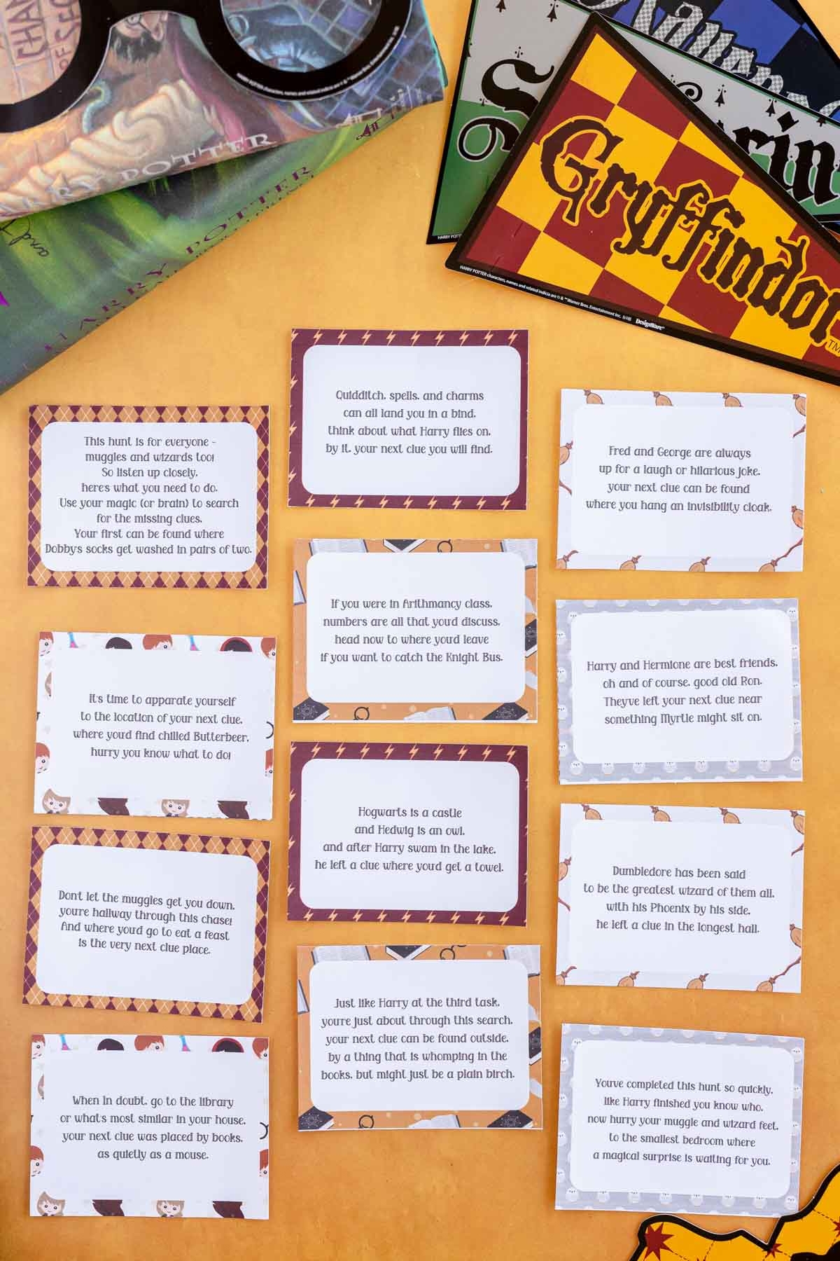 Free Printable Harry Potter Scavenger Hunt Play Party Plan Free Printable Harry Potter Scavenger Hunt Play Party Plan