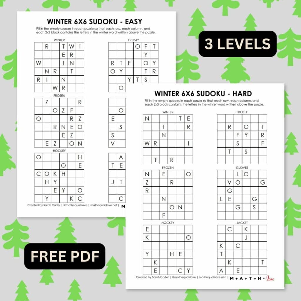 Free Printable Sudoku Puzzles PDF Downloads 