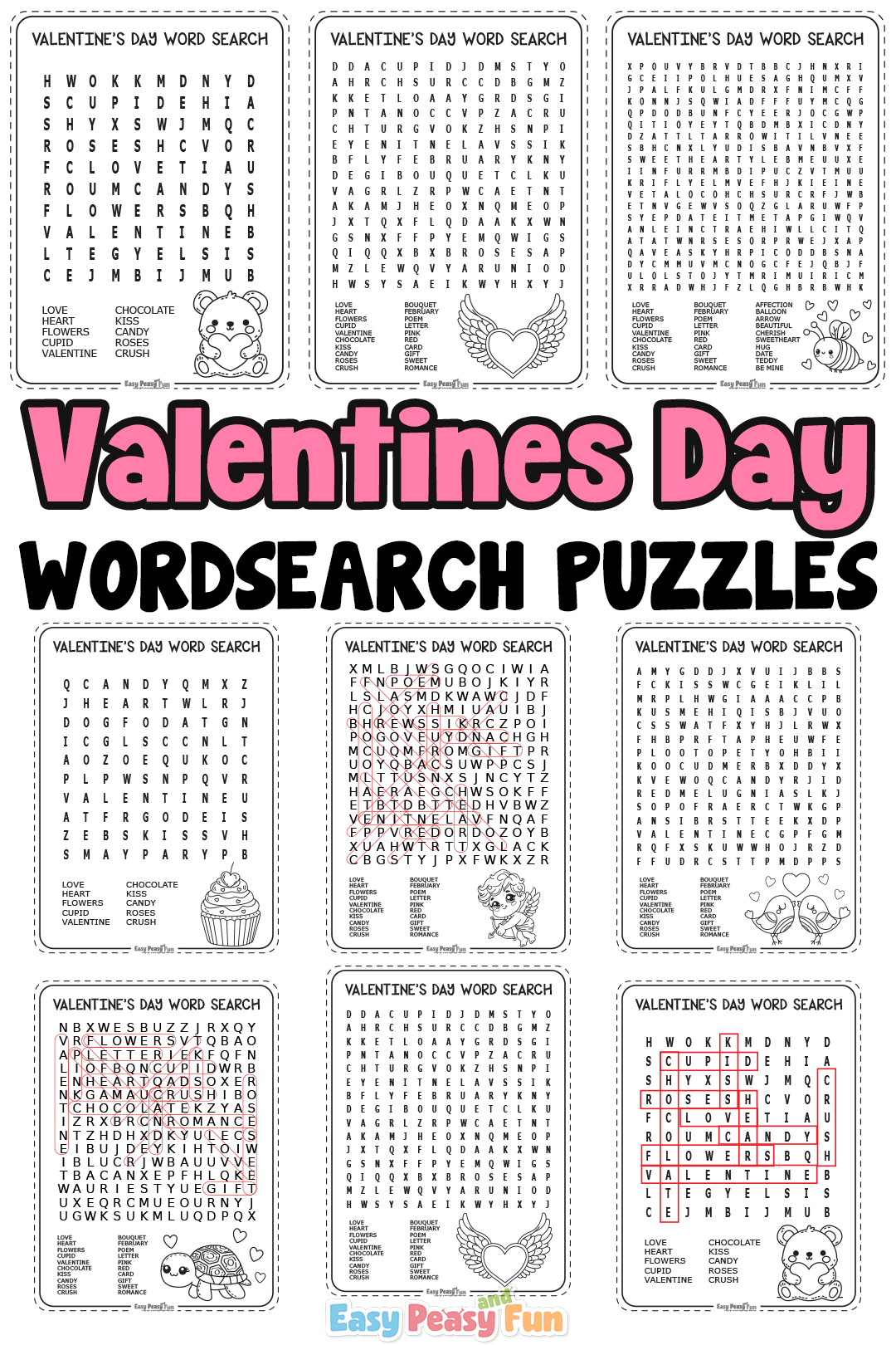 Free Printable Valentine s Day Wordsearch Puzzles Easy Peasy And Fun Free Printable Valentine s Day Wordsearch Puzzles Easy Peasy And Fun