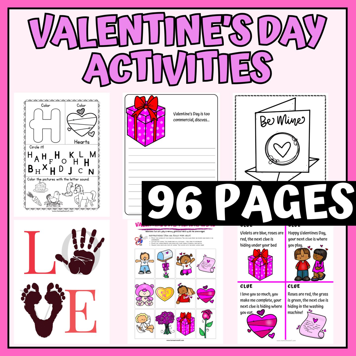 Free Valentine s Day Crossword Puzzle Printable