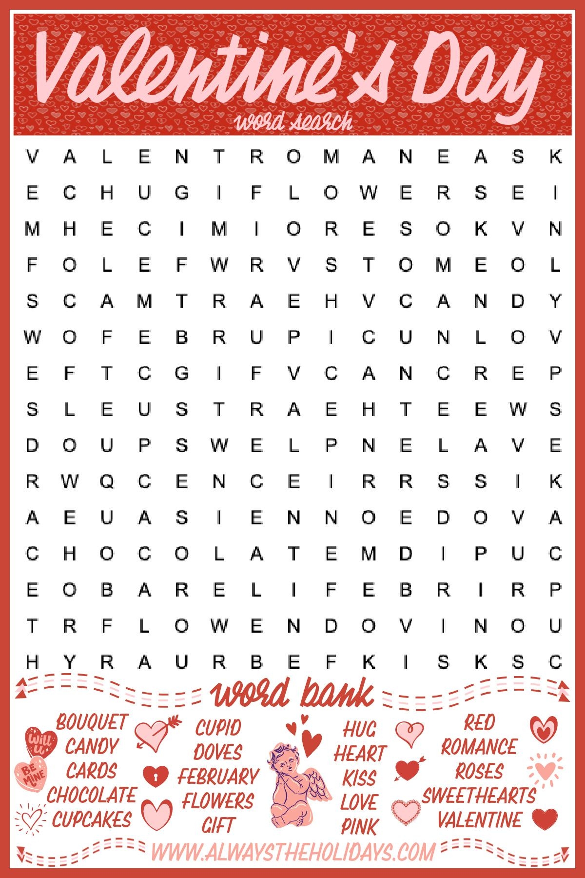 C Valentine's Crossword Puzzles Free Printable C Valentine's Crossword Puzzles Free Printable