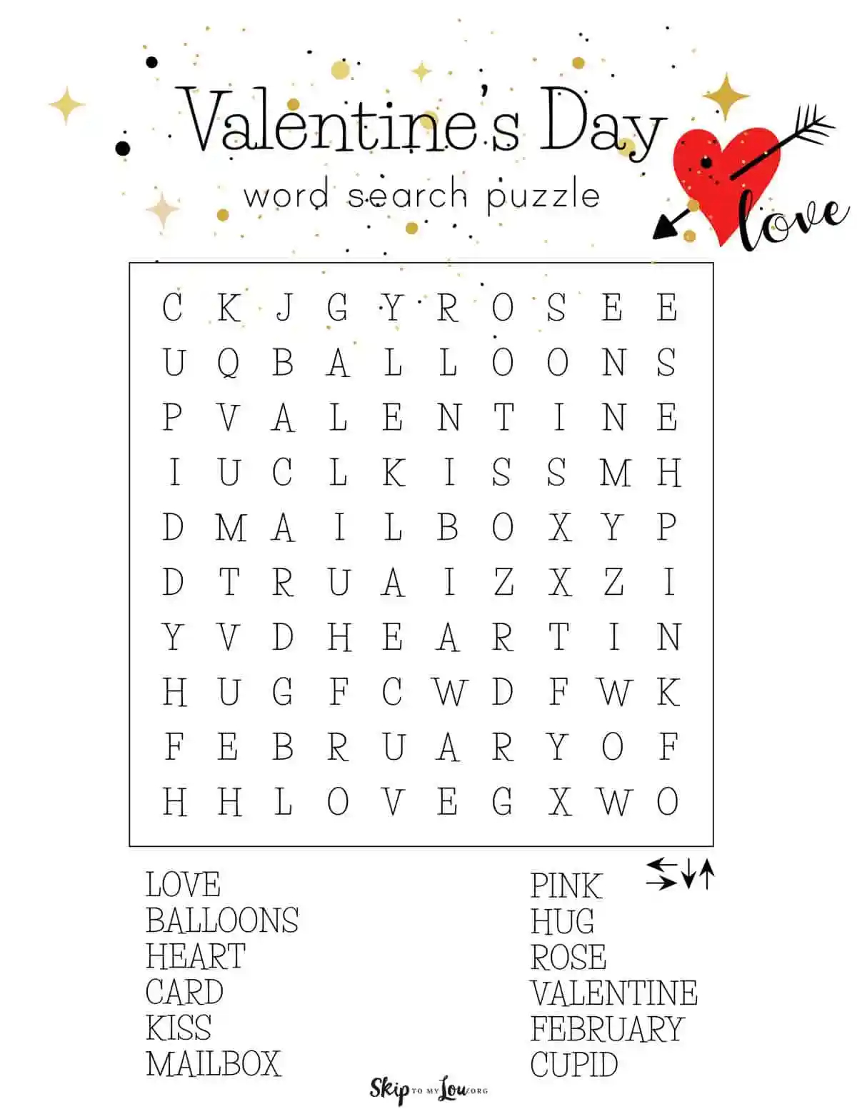Free Valentine s Day Word Search Printables Skip To My Lou Free Valentine s Day Word Search Printables Skip To My Lou