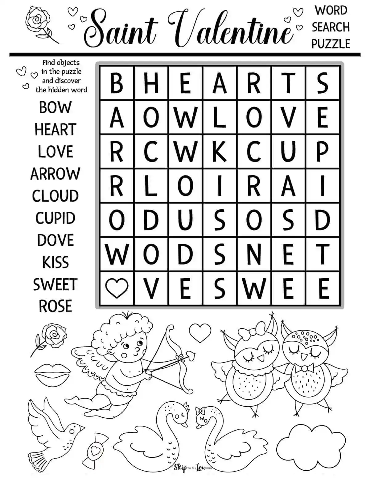 Valentine's Day Crossword PDF All Free Printable Valentine's Day Crossword PDF All Free Printable