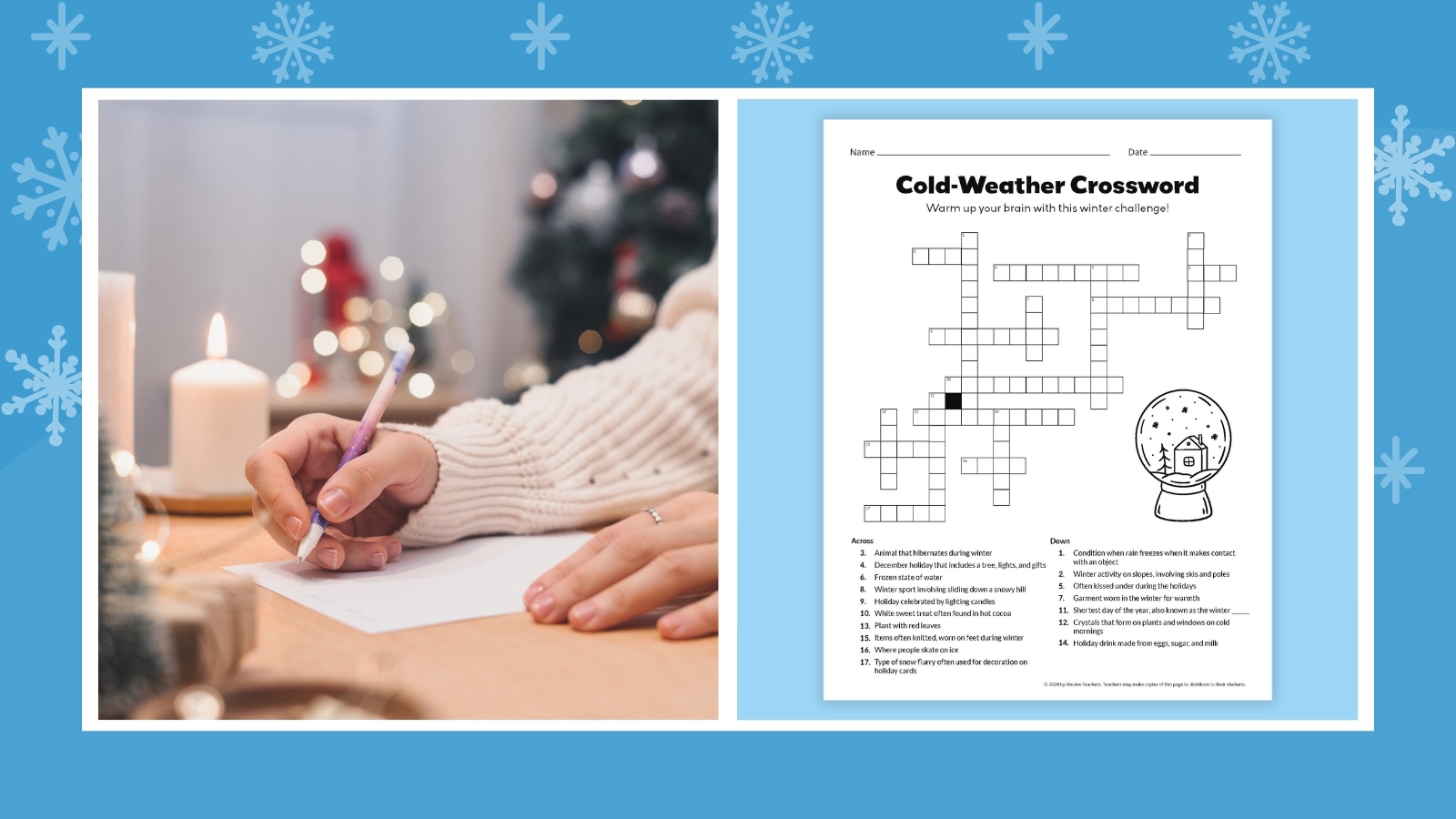 Free Winter Activities Bundle For Middle And High School We Are Teachers Free Winter Activities Bundle For Middle And High School We Are Teachers