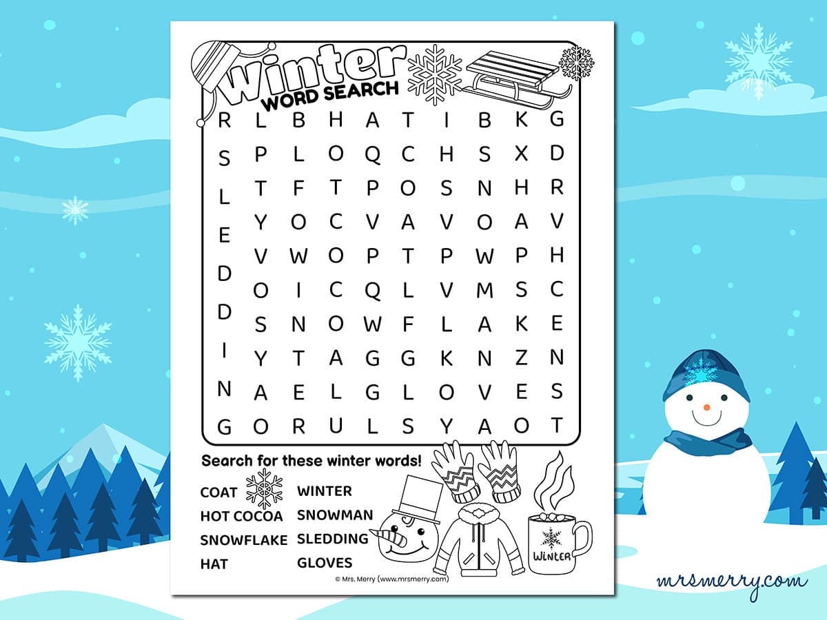 Printable Coloring Pages Crossword Puzzles Winter Printable Coloring Pages Crossword Puzzles Winter