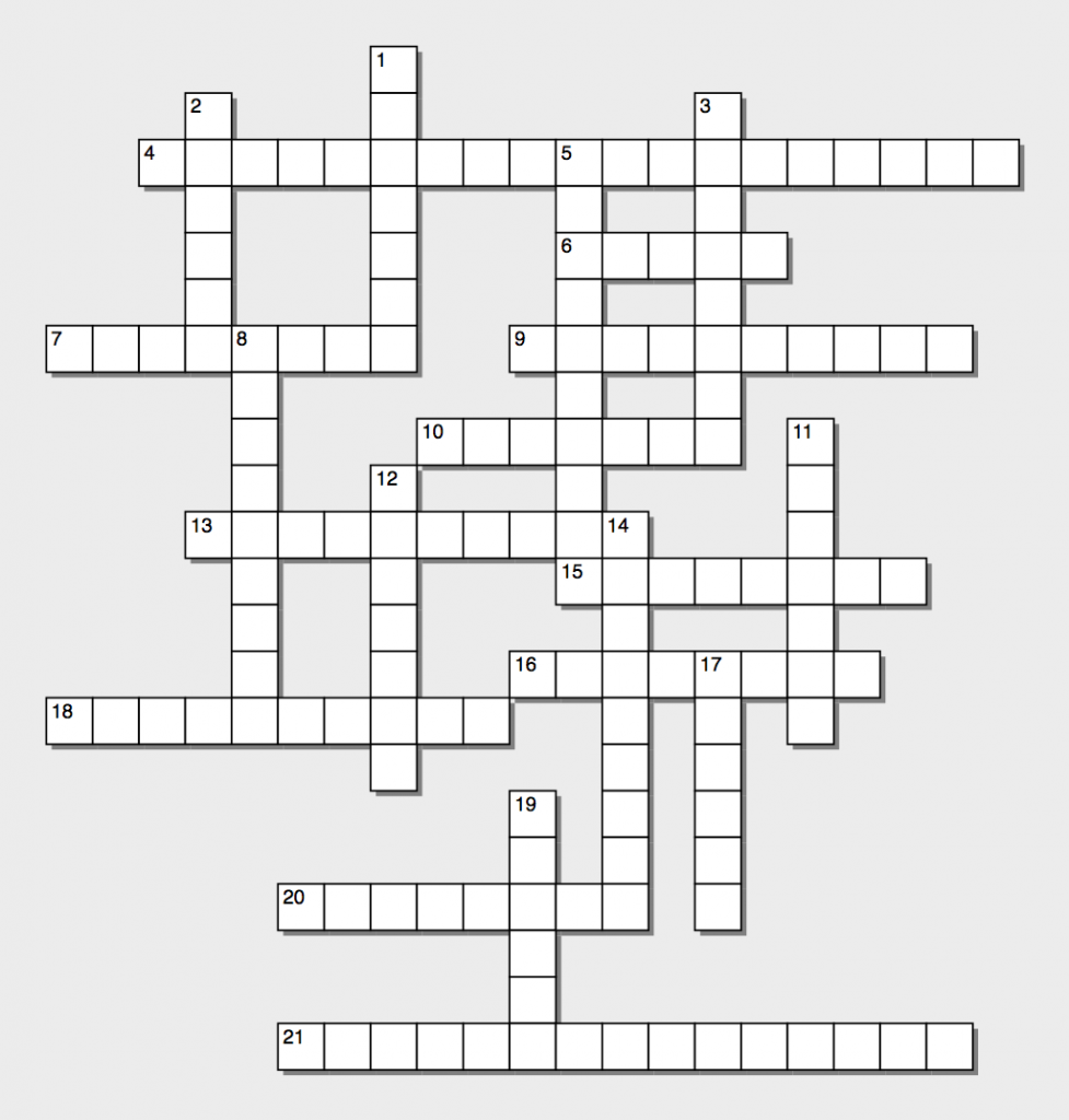 French Vocabulary Crossword Puzzles For Beginners Real Life Language