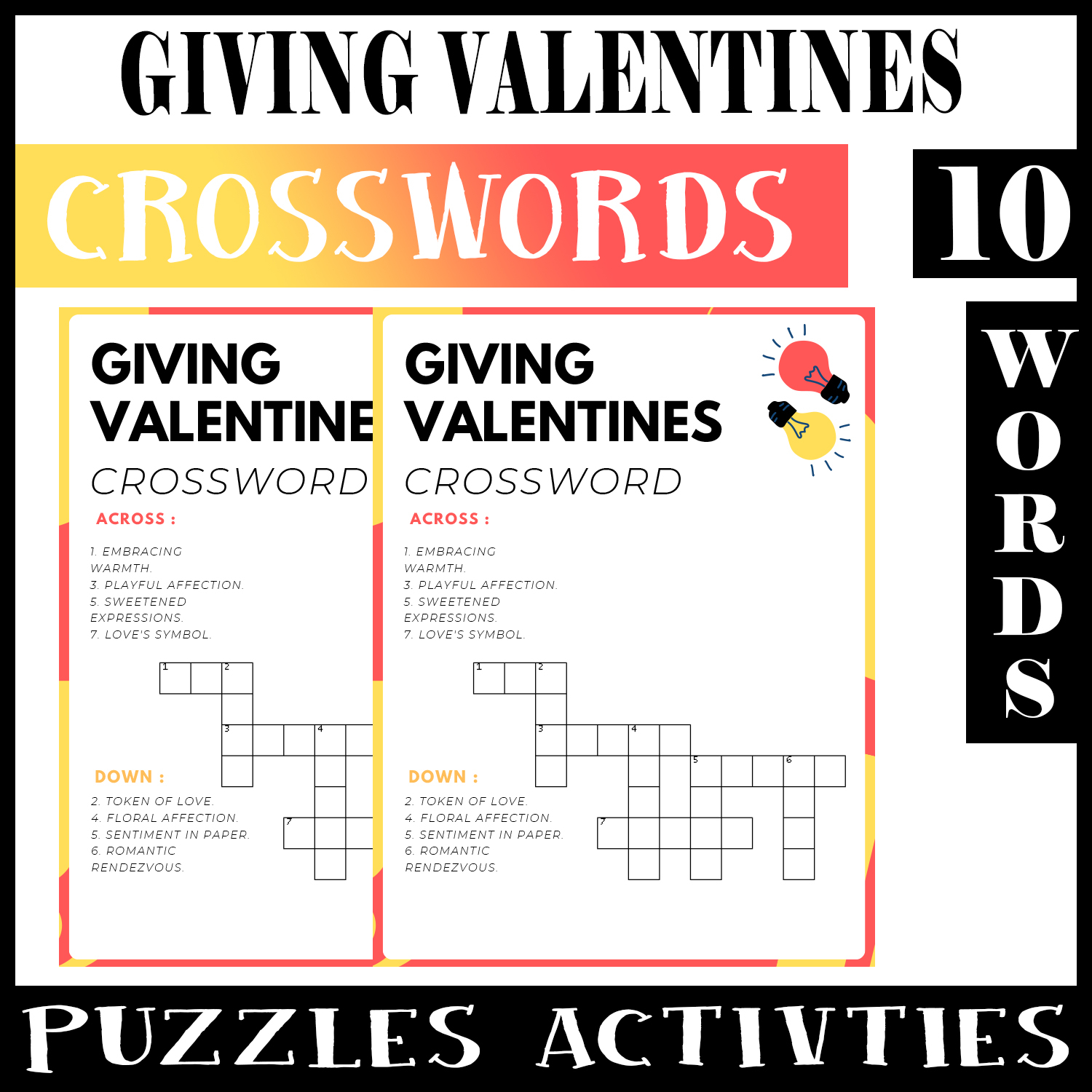 Giving Valentines No Prep Crossword Puzzle Worksheet Activity For Morning Work Made By Teachers Giving Valentines No Prep Crossword Puzzle Worksheet Activity For Morning Work Made By Teachers