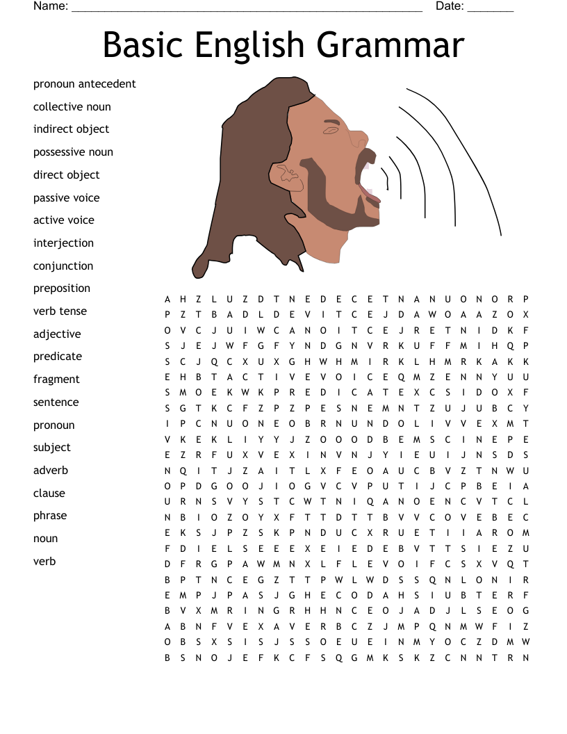 Grammar Crossword WordMint Grammar Crossword WordMint