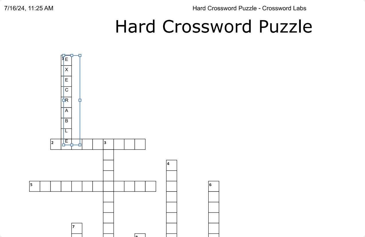 Hard Crossword Puzzle Put Your Vocabulary To The Test PDF Reader Pro Hard Crossword Puzzle Put Your Vocabulary To The Test PDF Reader Pro