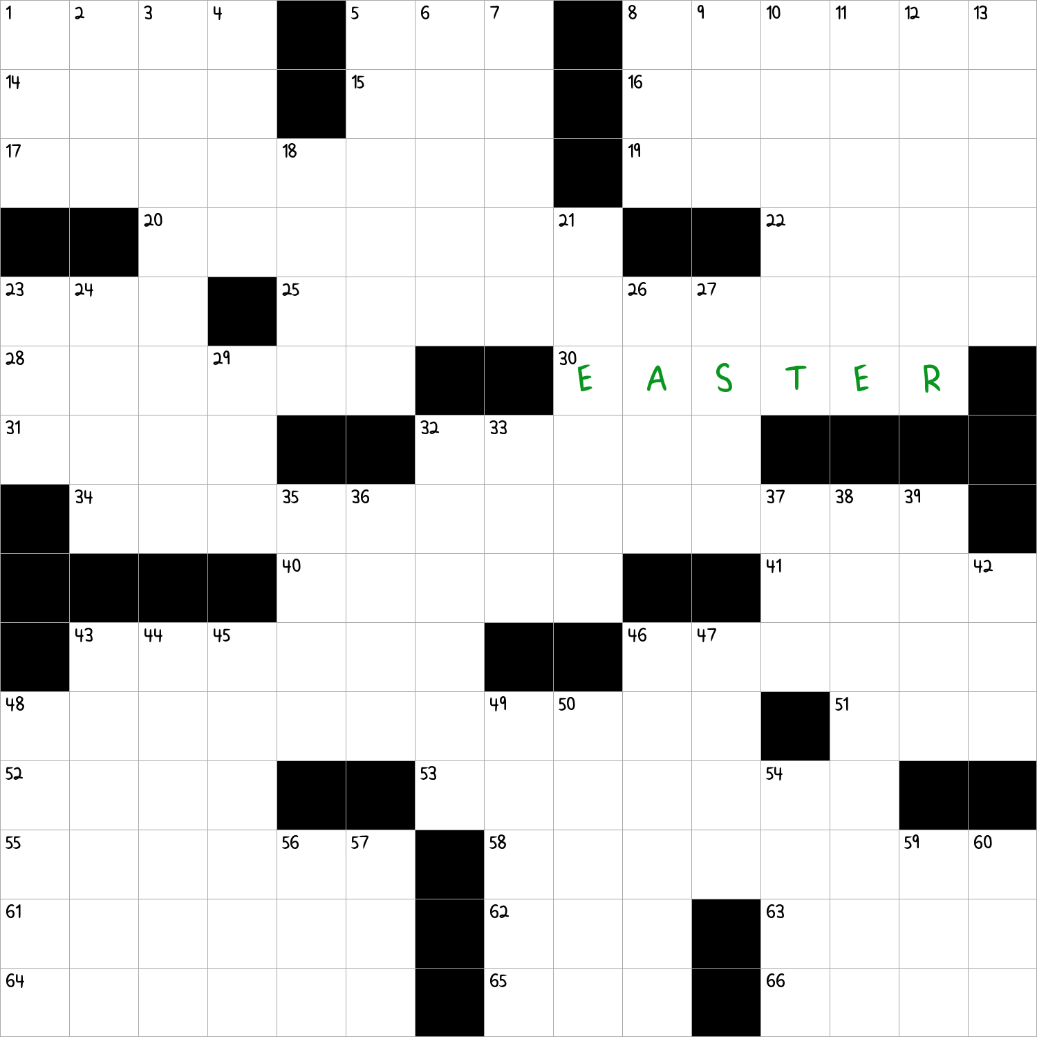 NYT Printable Holiday Crossword Puzzle