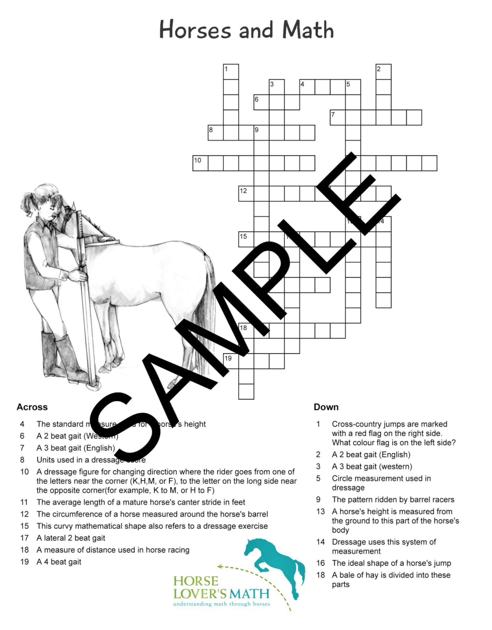 Free Printable Math Crosswords