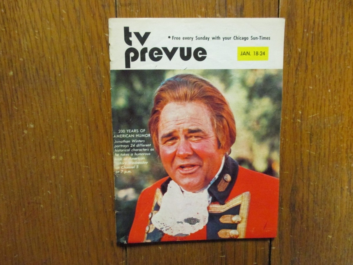 Jan 1976 Chicago Sun Times TV Prevue Magazine JONATHAN WINTERS ANGIE DICKINSON EBay Jan 1976 Chicago Sun Times TV Prevue Magazine JONATHAN WINTERS ANGIE DICKINSON EBay