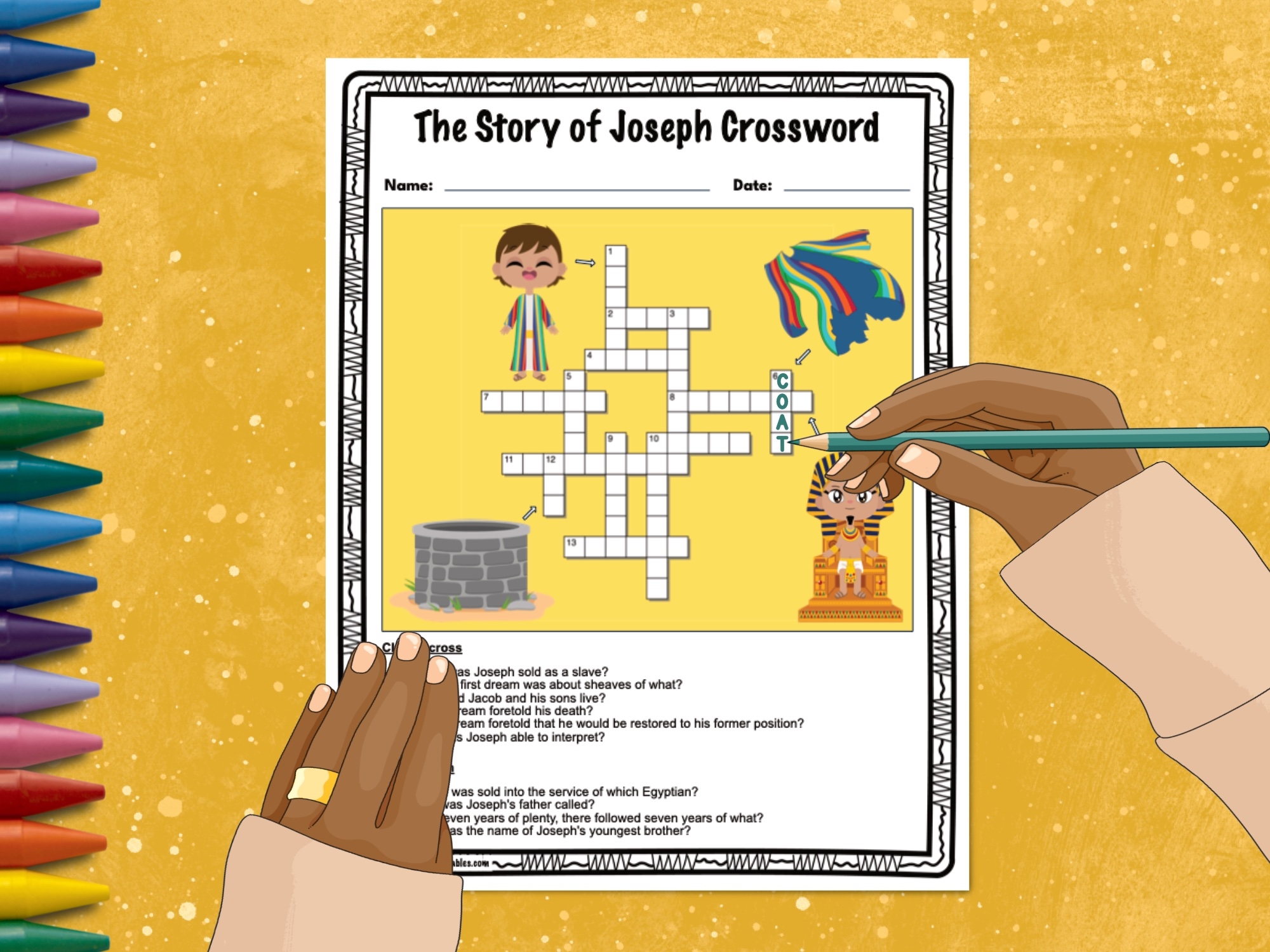 Thomas Joseph Printable Crossword Puzzle