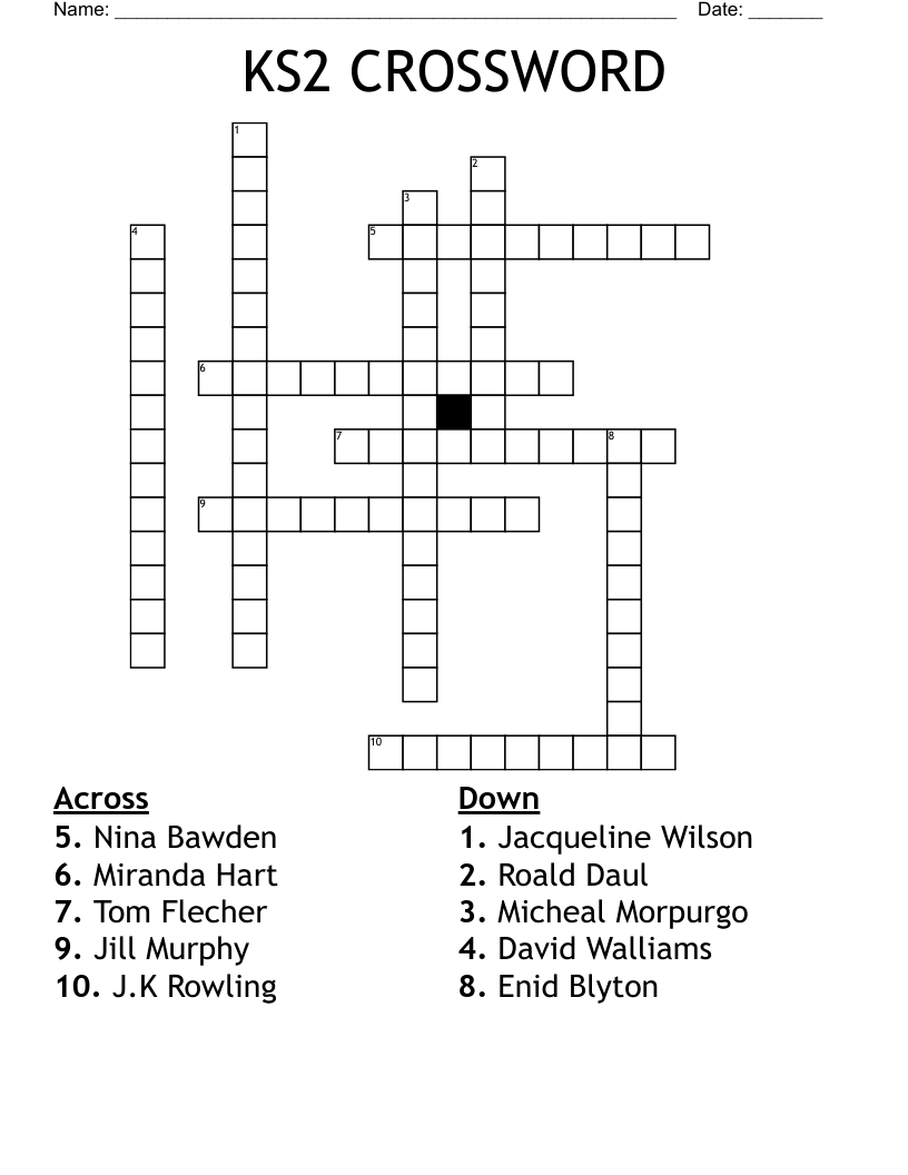 Jacqueline Matthews Printable Crosswords