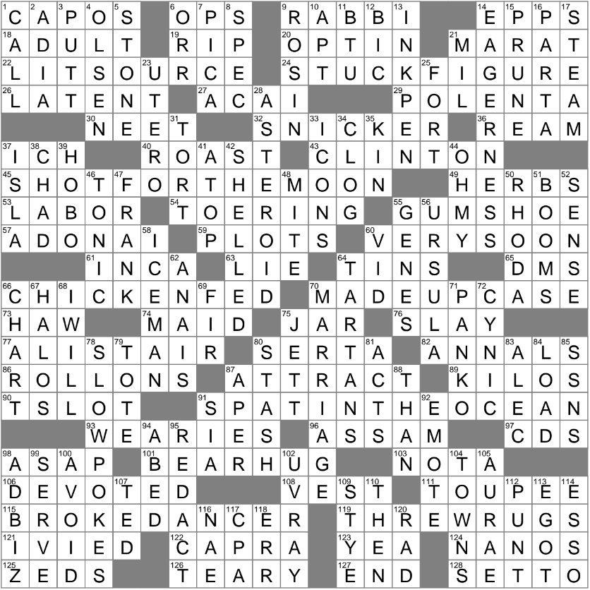 LA Times Crossword 15 Jun 25 Sunday LAXCrossword LA Times Crossword 15 Jun 25 Sunday LAXCrossword