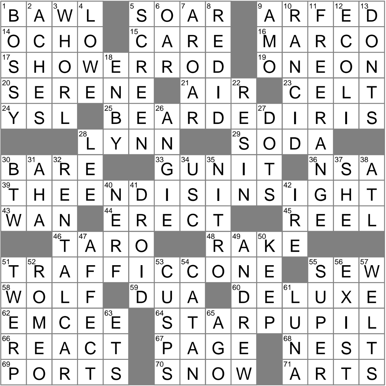 Newsday Crosswords Printable Mondays Newsday Crosswords Printable Mondays
