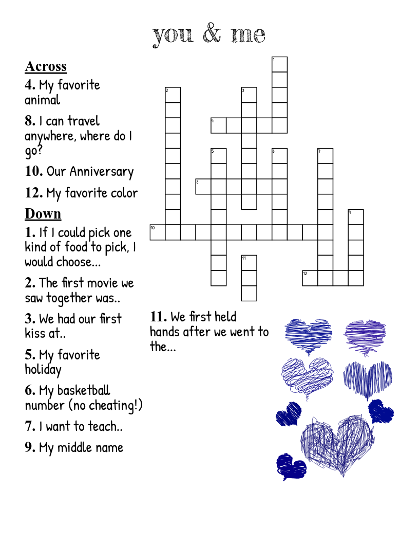 Free Leisure Crossword Puzzle Printable Free Leisure Crossword Puzzle Printable