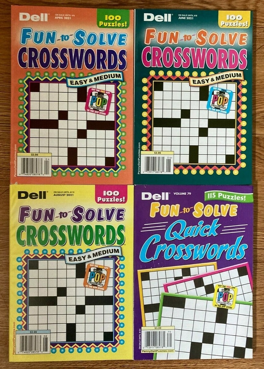 Lot Of 4 Dell Penny Press CROSSWORD Puzzle Books Fun To Solve FREE SHIPPING H30 EBay Lot Of 4 Dell Penny Press CROSSWORD Puzzle Books Fun To Solve FREE SHIPPING H30 EBay