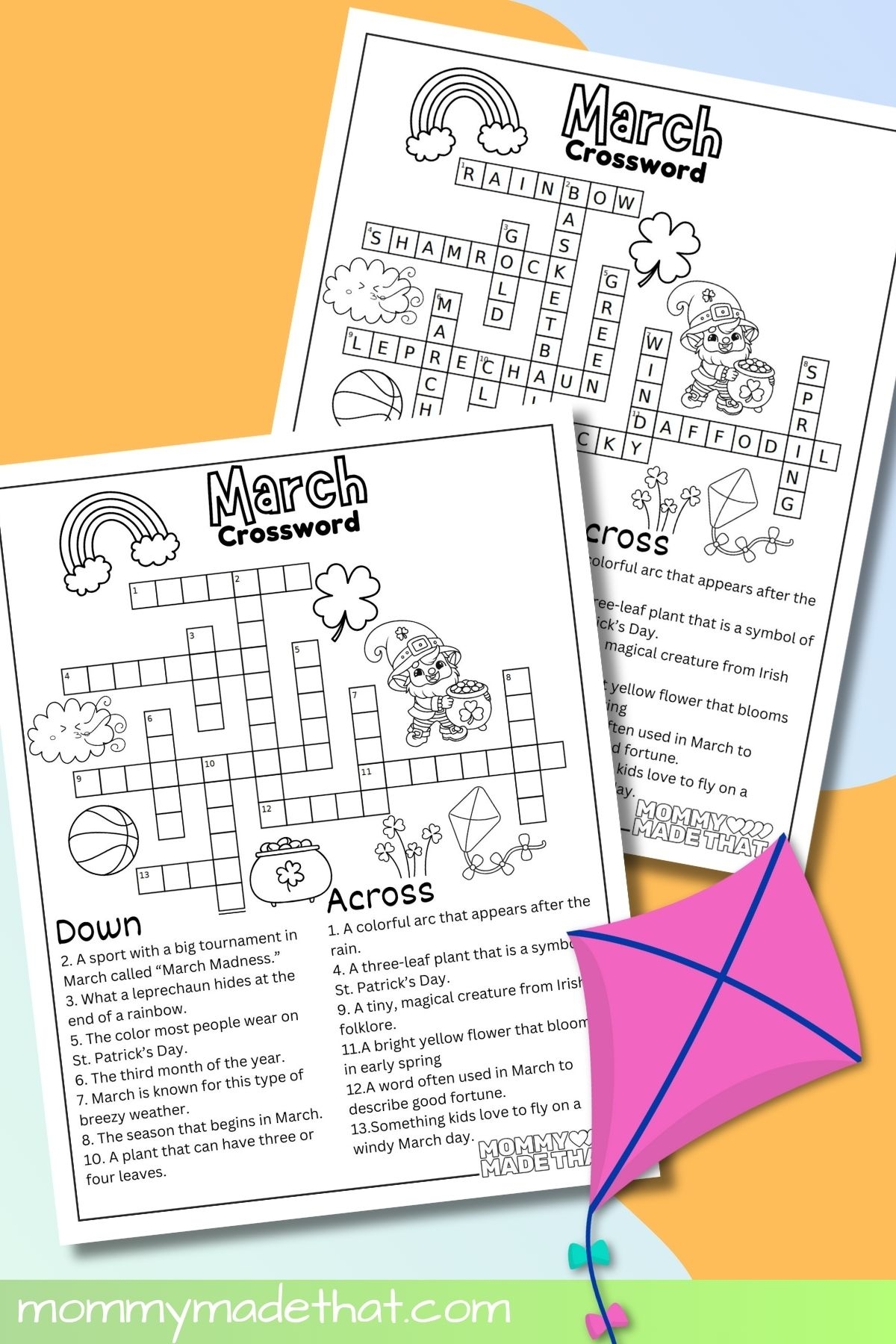 March Crossword Puzzle Free Printable With Answer Key March Crossword Puzzle Free Printable With Answer Key