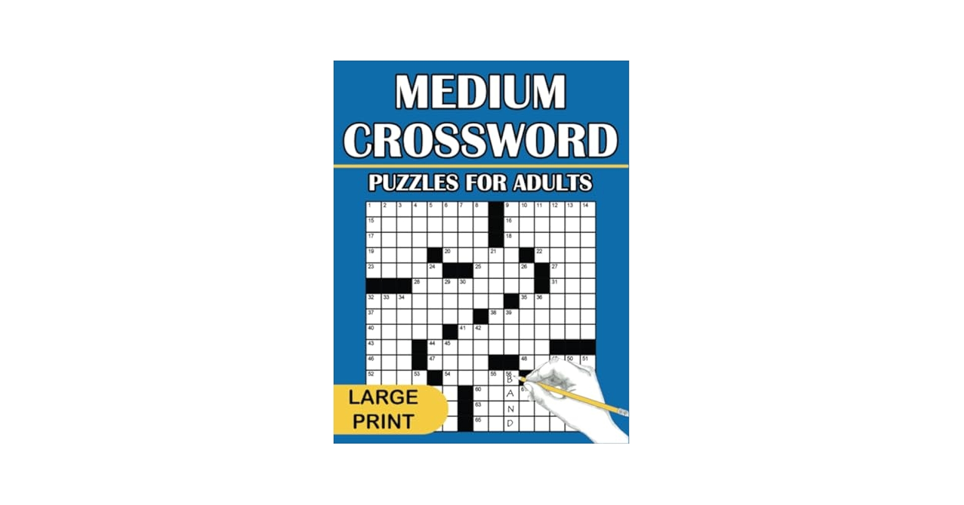 Medium Crossword Puzzles For Adults Large Print Grady D L 9781647903893 Amazon Books