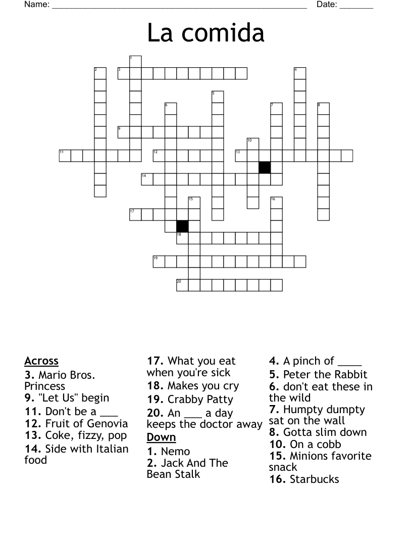 Music Monday Crossword Puzzle WordMint Music Monday Crossword Puzzle WordMint