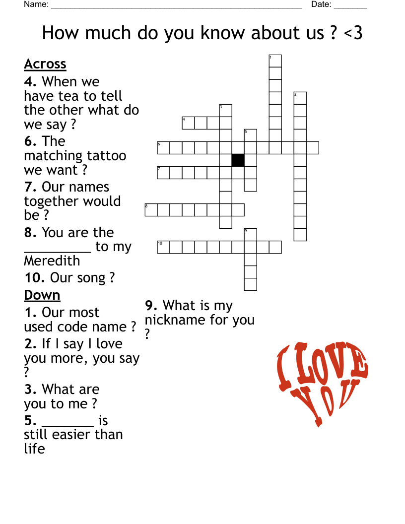 Name The One Direction Songs Crossword WordMint Name The One Direction Songs Crossword WordMint