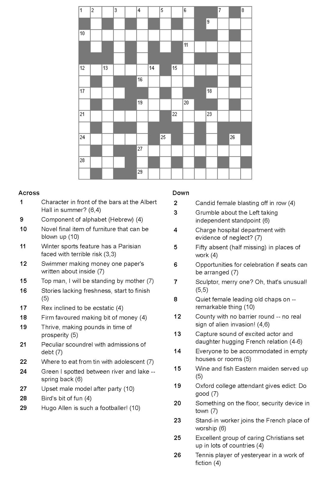National Post Cryptic Crossword Forum Friday August 3 2018 DT 28694 Bonus Puzzle No 1 