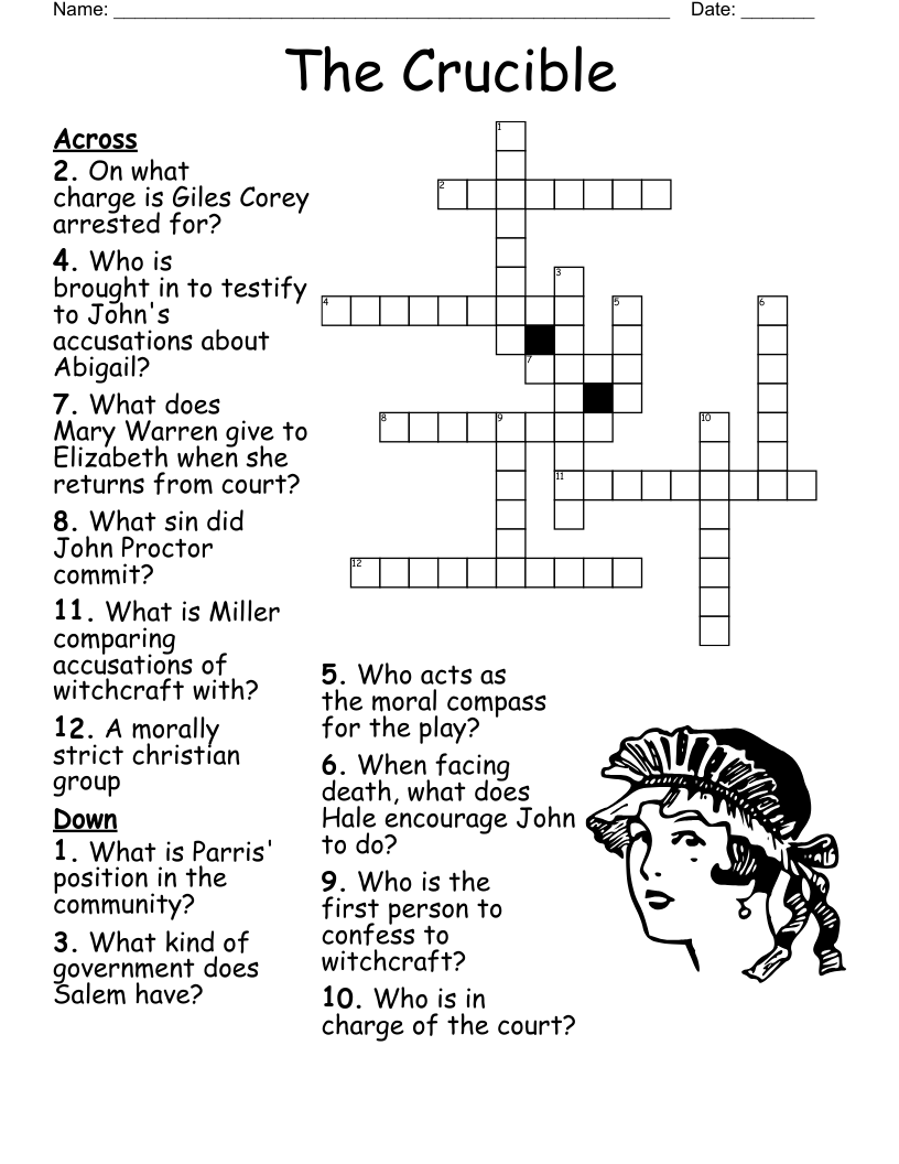 New England Crossword Puzzle WordMint
