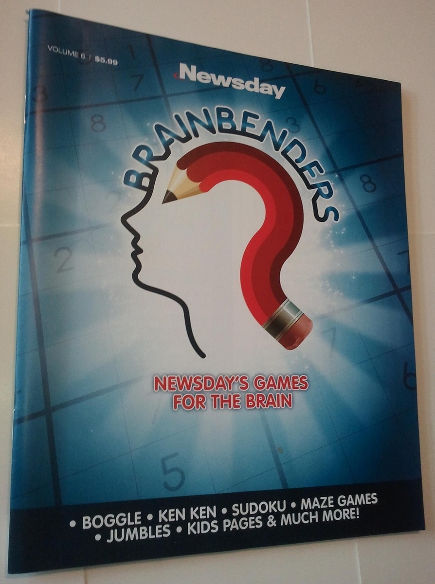 Newsday Brainbenders Volume 6 Crossword Sudoku Scrabble Boggle And More EBay