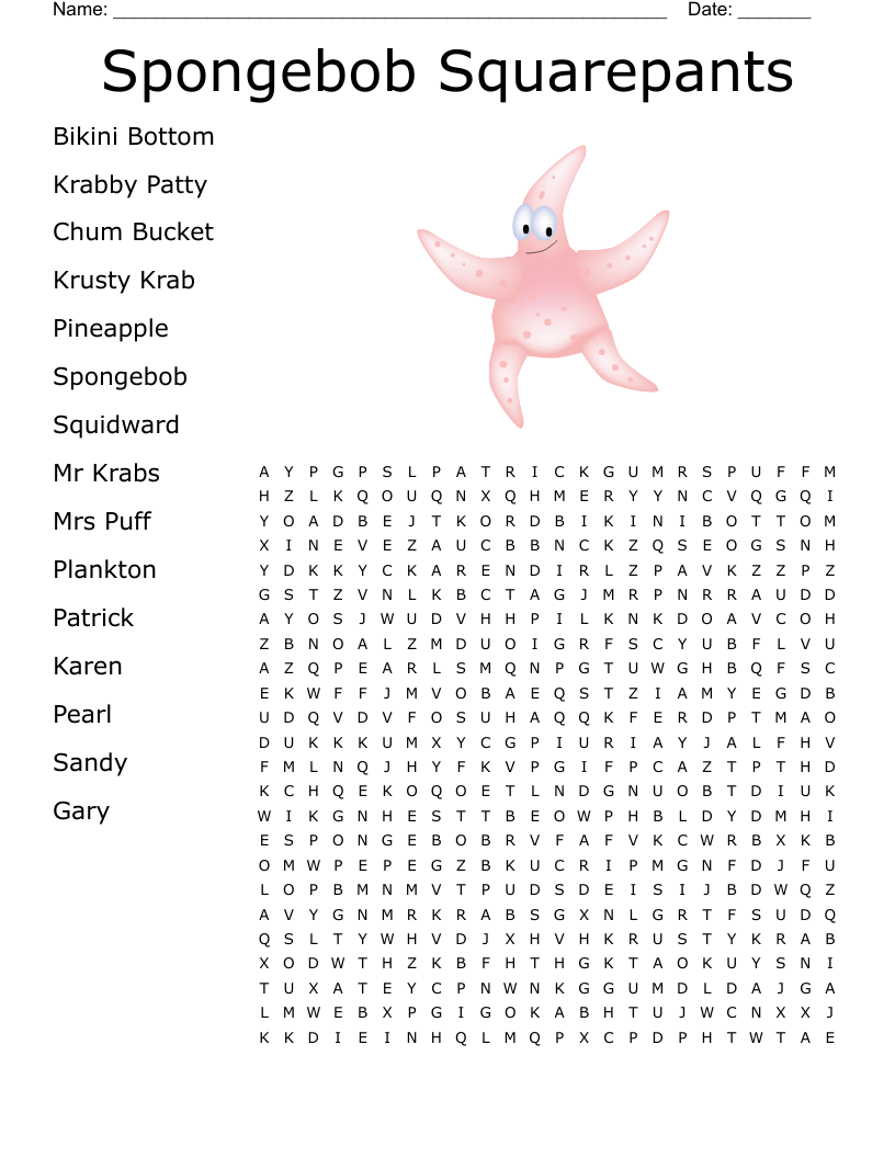 Nickelodeon Crossword WordMint Nickelodeon Crossword WordMint
