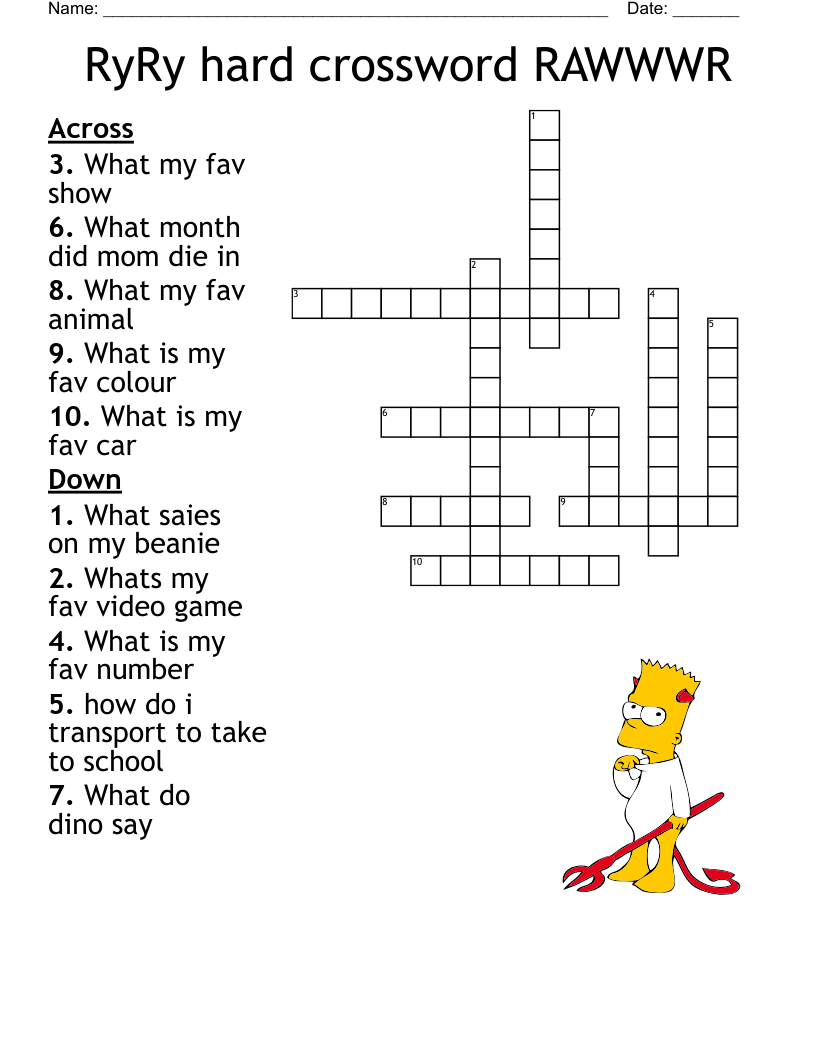 November Crossword WordMint November Crossword WordMint