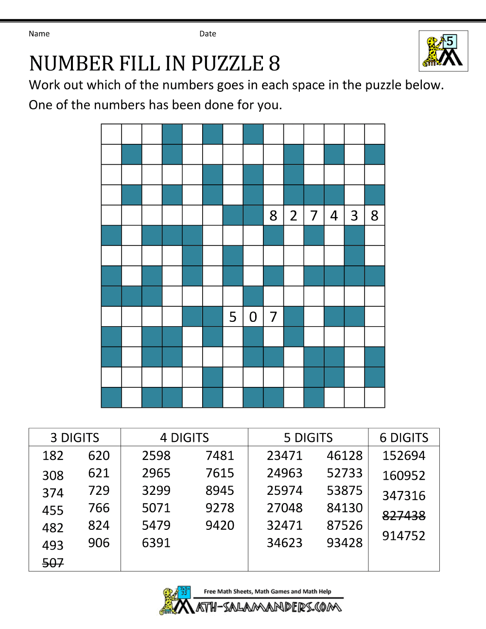Printable Number Crossword Puzzles Hard Printable Number Crossword Puzzles Hard