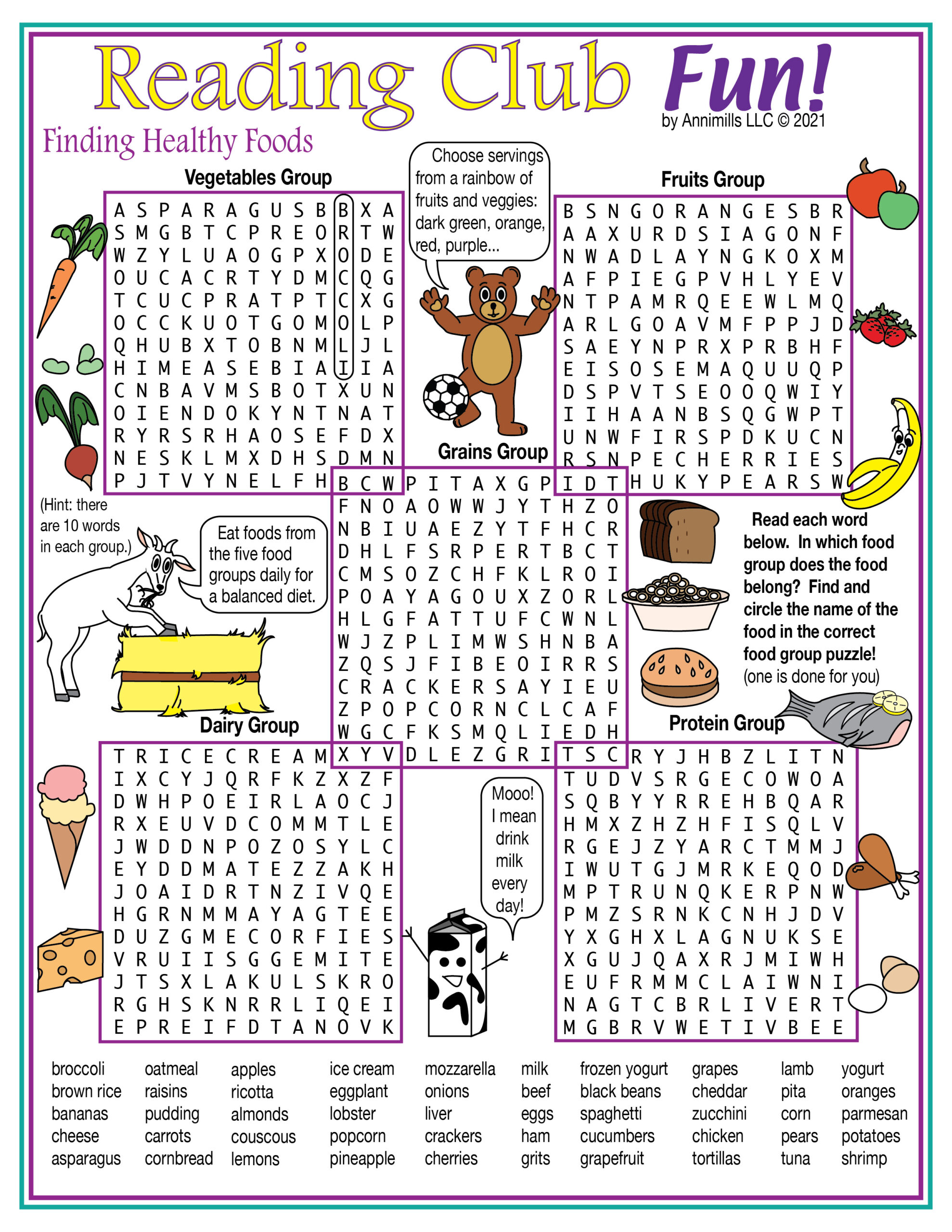 Nutrition And Food Groups Printable Activity Set Made By Teachers Nutrition And Food Groups Printable Activity Set Made By Teachers