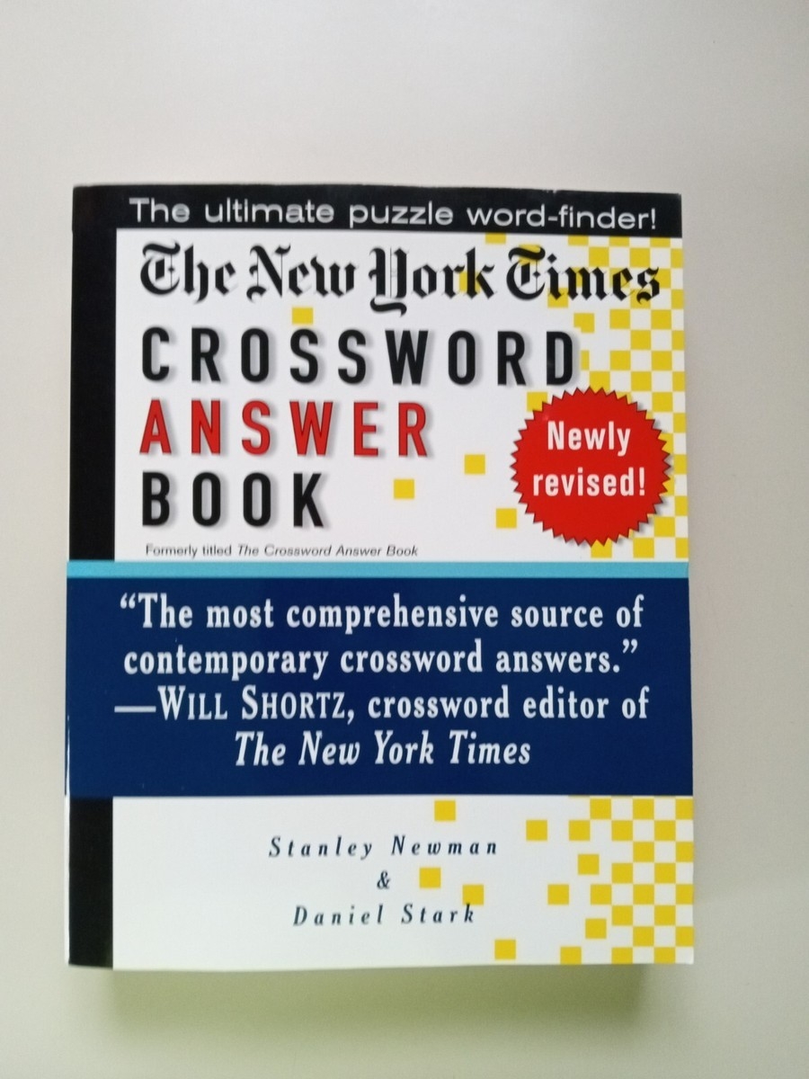 NY Times Ser The Crossword Answer Book By Daniel Stark And Stanley Newman 9780812929720 EBay NY Times Ser The Crossword Answer Book By Daniel Stark And Stanley Newman 9780812929720 EBay