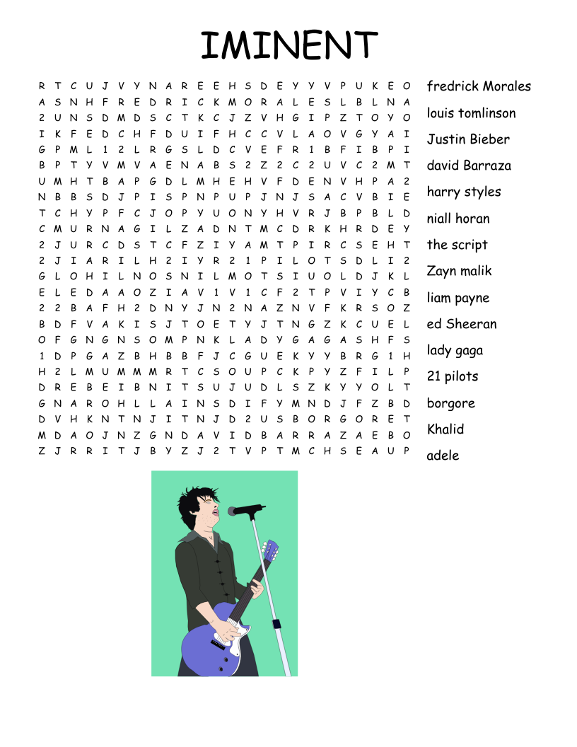 One Direction Crossword WordMint One Direction Crossword WordMint